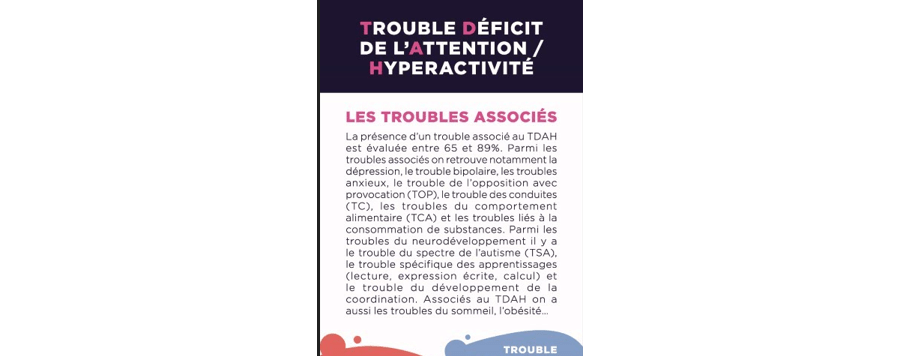 2022 Infographie troubles associés - TDAH France HyperSupers