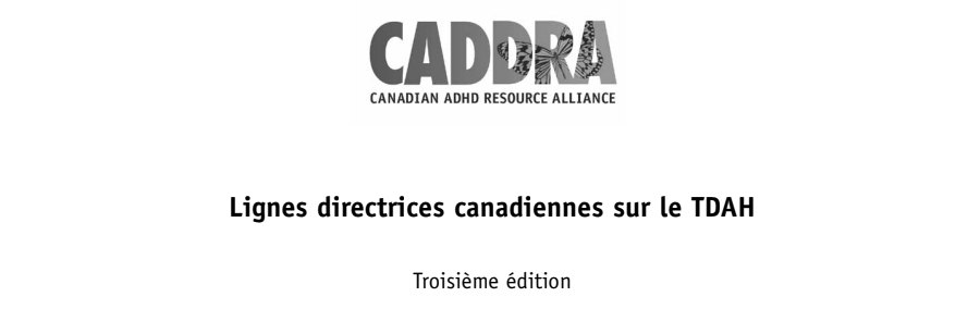 2011 French guidelines 3rd - CADDRA