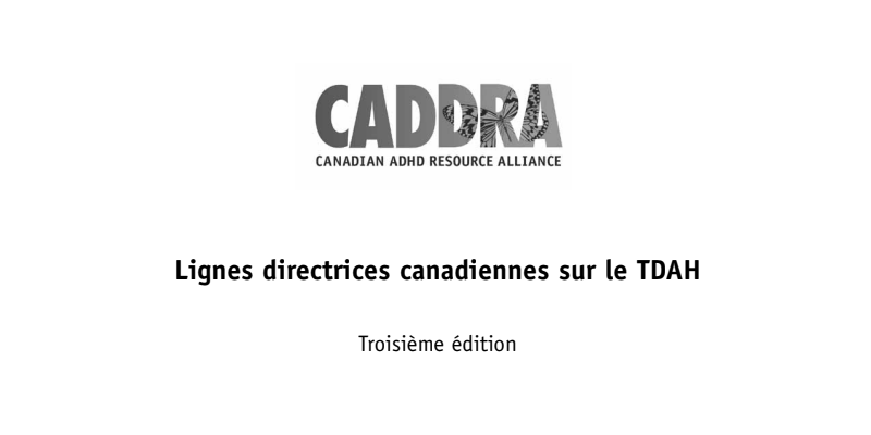 2011 French guidelines 3rd - CADDRA