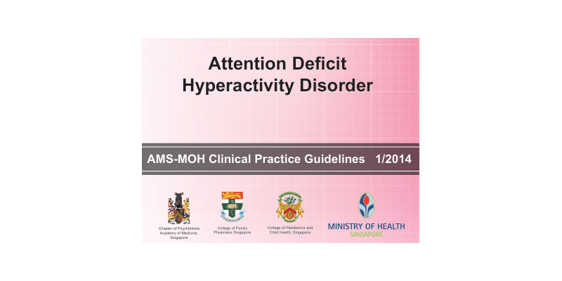 2014 MOH ADHD Guidelines - Singapore