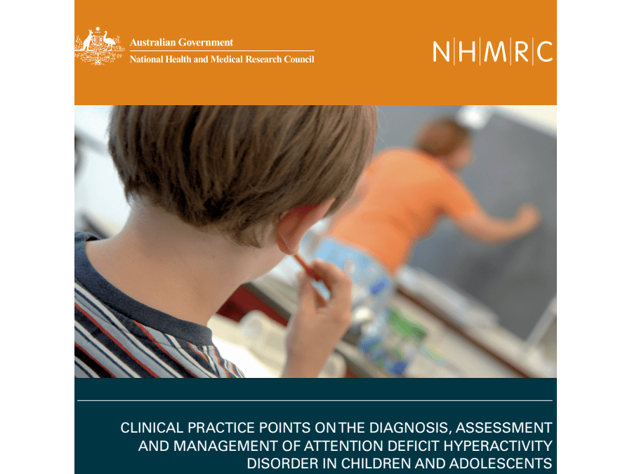 [Enfants/Ado] 2012 ADHD guidelines - NHRMC Australian